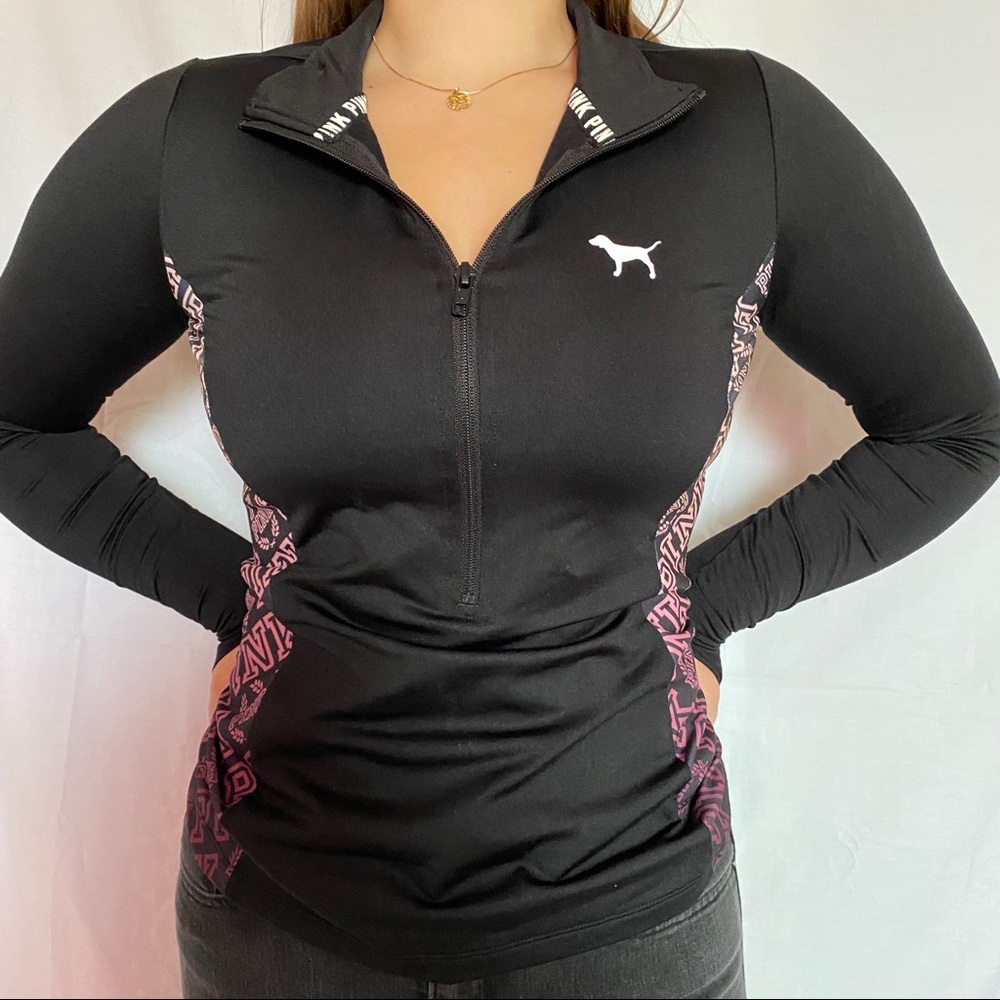 PINK Victoria’s Secret Athletic Half Zip